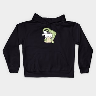 Embrace Eid Mubarak with Loppi Tokki and Ketupat! Kids Hoodie